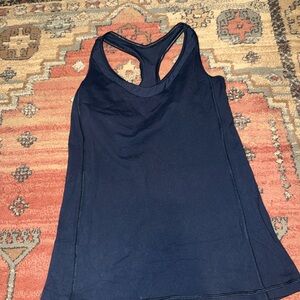 Women's Navy Racerback Tank Top